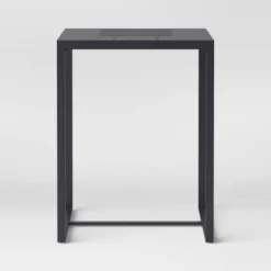 Henning Bar Height Rectangle Patio Table - Black - Project 62™