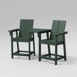 Moore 3pc POLYWOOD Patio Counter Chair Set With Connecting Table - Project 62™ 10 Moore 3pc POLYWOOD Patio Counter Chair Set With Connecting Table - Project 62™ -Best Household Products GUEST 04f1efdb 19a7 4b88 bff4 2fe095cd7ad2