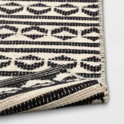 2'6"x4' Geometric Woven Accent Rug Black - Project 62™ -Best Household Products GUEST 07af6f19 16a2 4967 b901 88bdd9000605