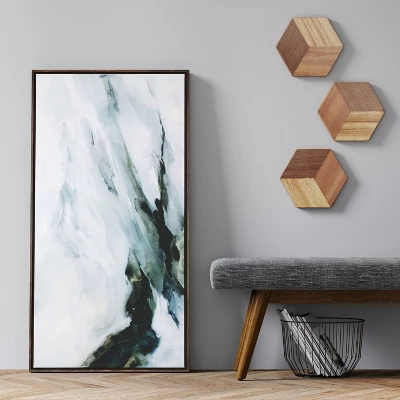 47" X 24" Abstract Mountain Framed Canvas - Project 62™ 1 47" X 24" Abstract Mountain Framed Canvas - Project 62™