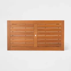 Kaufmann Wood Rectangle Patio Dining Table, Outdoor Furniture - Natural - Project 62™ -Best Household Products GUEST 24721c92 039b 4c0f 91dc 4d943f23ace9