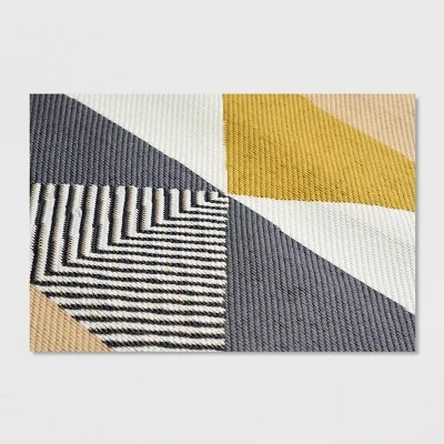 7' X 10' Austin Tile Outdoor Rug Gray/Yellow - Project 62™ 3 7' X 10' Austin Tile Outdoor Rug Gray/Yellow - Project 62™ - Image 3