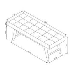 Copan Mid Century Bench Beige - Project 62™ 12 Copan Mid Century Bench Beige - Project 62™ -Best Household Products GUEST 2992de77 c3e1 4fe6 a05e 33a718394263