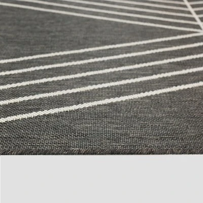 5' X 7' Tilt Outdoor Rug Gray - Project 62™ 3 5' X 7' Tilt Outdoor Rug Gray - Project 62™ - Image 3