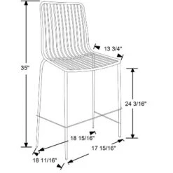 Set Of 2 Sodra Rounded Seat Wire Counter Height Barstool White - Project 62™ -Best Household Products GUEST 32e6bf1f 04eb 4211 91df 6d43c3398d11