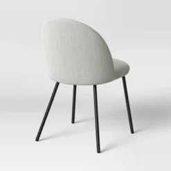 2pk Nils Metal Base Dining Chairs Gray Woven Fabric - Project 62™ -Best Household Products GUEST 45a6c712 82aa 4778 97a5 304fda22d057