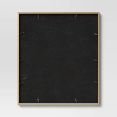 19.4" X 22.4" Matted To 11" X 14" Thin Gallery Oversized Image Frame Brass - Project 62™ 4 19.4" X 22.4" Matted To 11" X 14" Thin Gallery Oversized Image Frame Brass - Project 62™ - Image 4