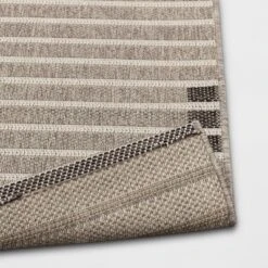 5' X 7' Uniform Stripe Outdoor Rug Cream - Project 62™ -Best Household Products GUEST 614d6462 c25d 4534 b947 9ee13c532618
