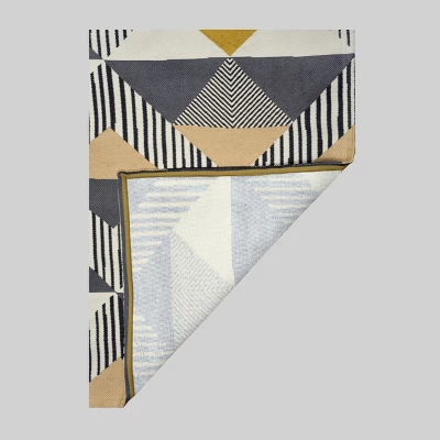 7' X 10' Austin Tile Outdoor Rug Gray/Yellow - Project 62™ 2 7' X 10' Austin Tile Outdoor Rug Gray/Yellow - Project 62™ - Image 2