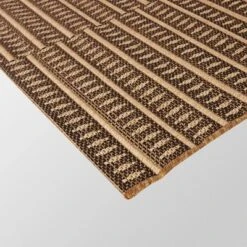 Shifted Geo Stripe Outdoor Rug Tan - Project 62™ -Best Household Products GUEST 7ad81912 68d3 43e3 a18c ee19a517945f