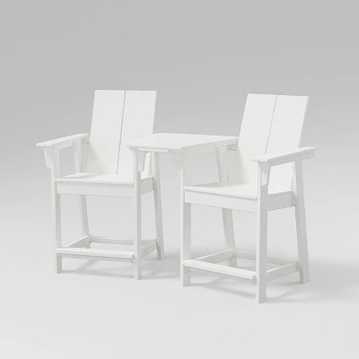 Moore 3pc POLYWOOD Patio Counter Chair Set With Connecting Table - Project 62™ 5 Moore 3pc POLYWOOD Patio Counter Chair Set With Connecting Table - Project 62™ - Image 5