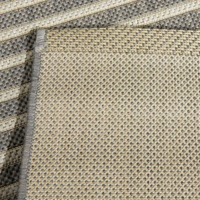 9' X12' Plaid Outdoor Rug Gray - Project 62™ 3 9' X12' Plaid Outdoor Rug Gray - Project 62™ - Image 3