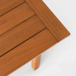 Kaufmann Wood Rectangle Patio Dining Table, Outdoor Furniture - Natural - Project 62™ -Best Household Products GUEST 8f533994 1d4d 4a58 955d 56e63a00c0f8