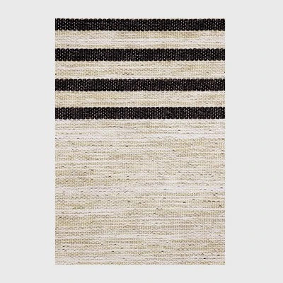 9' X 12' Multi-Tier Bars Outdoor Rug Gray/Cream - Project 62™ 1 9' X 12' Multi-Tier Bars Outdoor Rug Gray/Cream - Project 62™