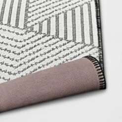 2'3"x3'9" Geo Accent Rug Gray - Project 62™ -Best Household Products GUEST 9c68a965 c6f4 4410 9120 720fcff2e10f