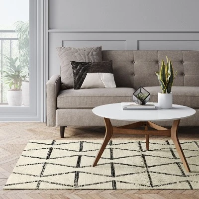 Glacier Hourglass Woven Area Rug - Project 62™ 2 Glacier Hourglass Woven Area Rug - Project 62™ - Image 2
