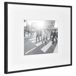 Thin Gallery Matted Photo Frame Black - Project 62™