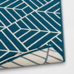 Zig Zag Geo Outdoor Rug Teal - Project 62™ 7 Zig Zag Geo Outdoor Rug Teal - Project 62™ -Best Household Products GUEST b3e66226 0ffc 4486 86aa db7e1e1a4f0d