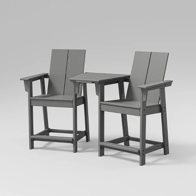 Moore 3pc POLYWOOD Patio Counter Chair Set With Connecting Table - Project 62™ 7 Moore 3pc POLYWOOD Patio Counter Chair Set With Connecting Table - Project 62™ - Image 7