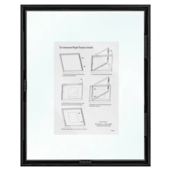 8" X 10" Float Thin Gallery Frame Black - Project 62™ -Best Household Products GUEST d1b9f93b 2f82 428d ad04 45144f931102
