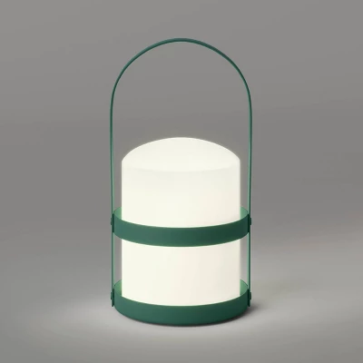 Silo Outdoor Lantern With Handle Teal Green - Project 62™ 2 Silo Outdoor Lantern With Handle Teal Green - Project 62™ - Image 2