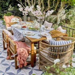 Kaufmann Wood Rectangle Patio Dining Table, Outdoor Furniture - Natural - Project 62™ -Best Household Products GUEST dc53ac02 07f0 4eb7 996f a4f492638c48