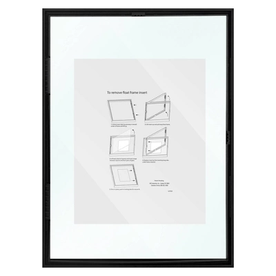 15.5" X 11.5" Float Thin Metal Gallery Frame Black - Project 62™ 5 15.5" X 11.5" Float Thin Metal Gallery Frame Black - Project 62™ - Image 5
