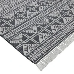 Outdoor Rug Tasseled Charcoal - Project 62™ -Best Household Products GUEST e6fab66b 880b 4a68 8844 57543bff1a68