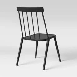4pc Windsor Outdoor Patio Dining Chairs Stacking Chairs Black - Project 62™ -Best Household Products GUEST e7ebfd27 3ee5 4e5a ac84 18deb74b6567