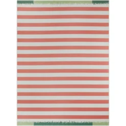 Preppy Stripes Outdoor Rug Coral - Project 62™ -Best Household Products GUEST e850929f b7d6 46e1 ac53 bf515ab16b0e
