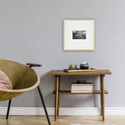 12.9" X 12.9" Matted To 4" X 6" Thin Metal Gallery Frame Brass - Project 62™ -Best Household Products GUEST fdf3573c 62ee 49ec 8895 fbeea80bb46f